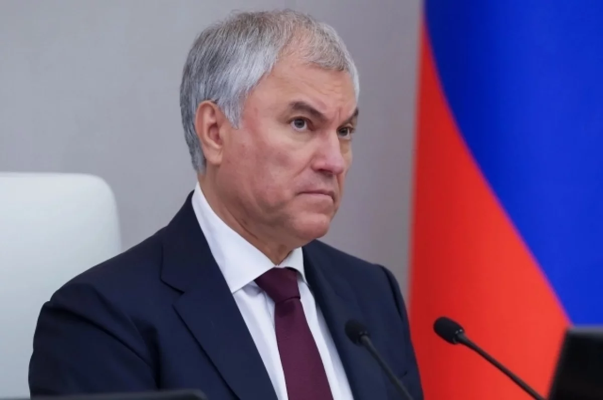 Володин посоветовал школьникам выбирать сложные предметы