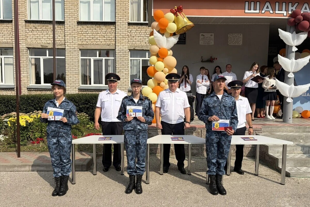 В Рязанской области открыли первый полицейский кадетский класс