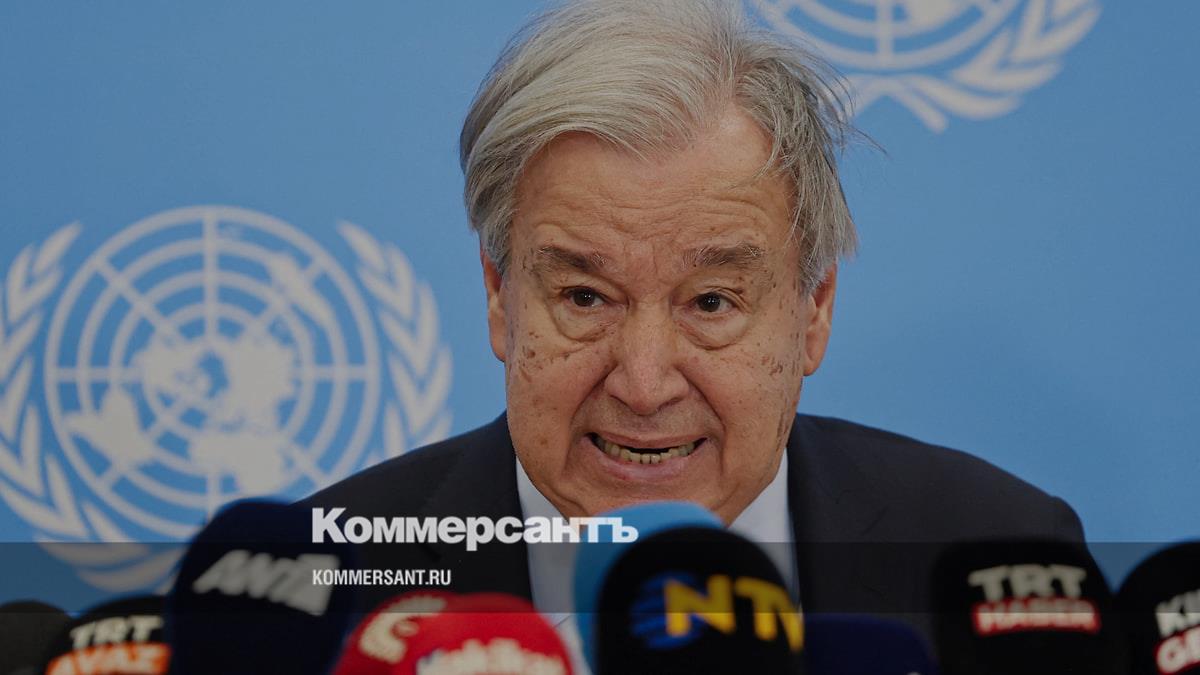 Генсек ООН Гутерриш призвал к полному и немедленному прекращению огня на Украине