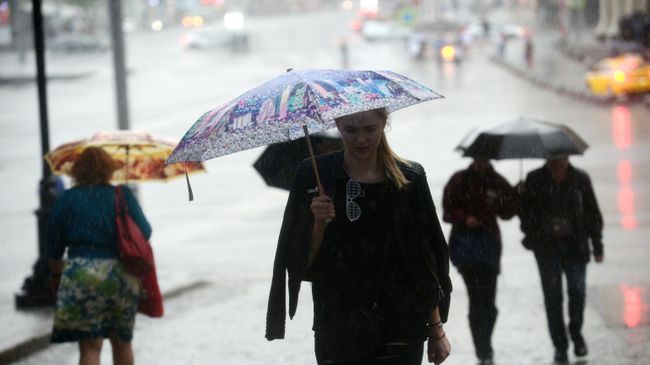 В Москве вечером вторника ожидаются грозы с дождем