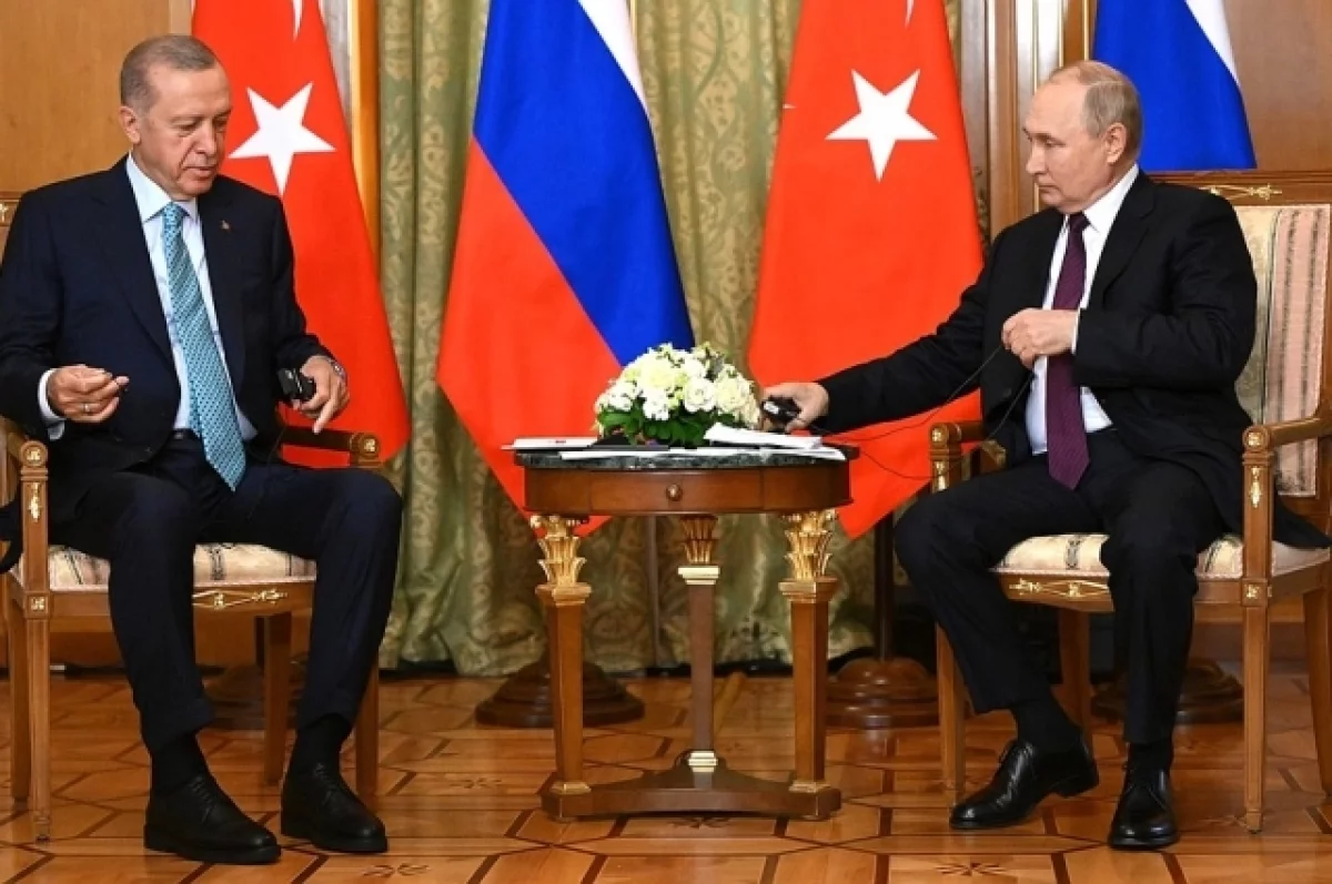 Встреча Путина и Эрдогана началась в Бишкеке