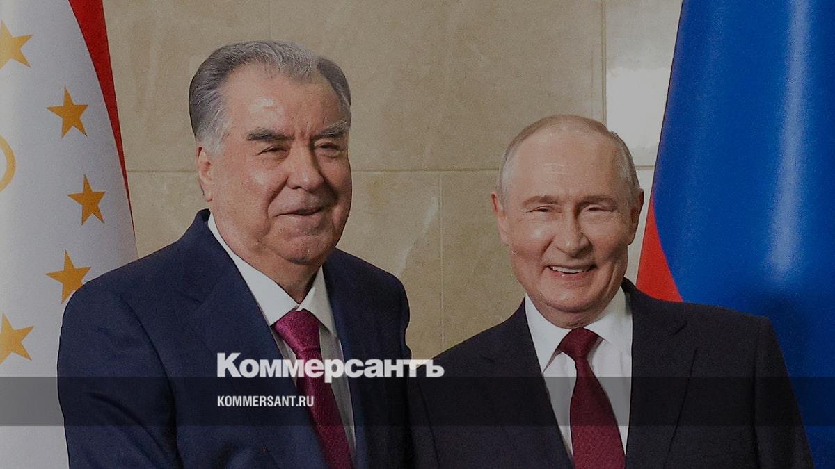 Путин обсудил с Рахмоном ситуацию в Афганистане и торговлю