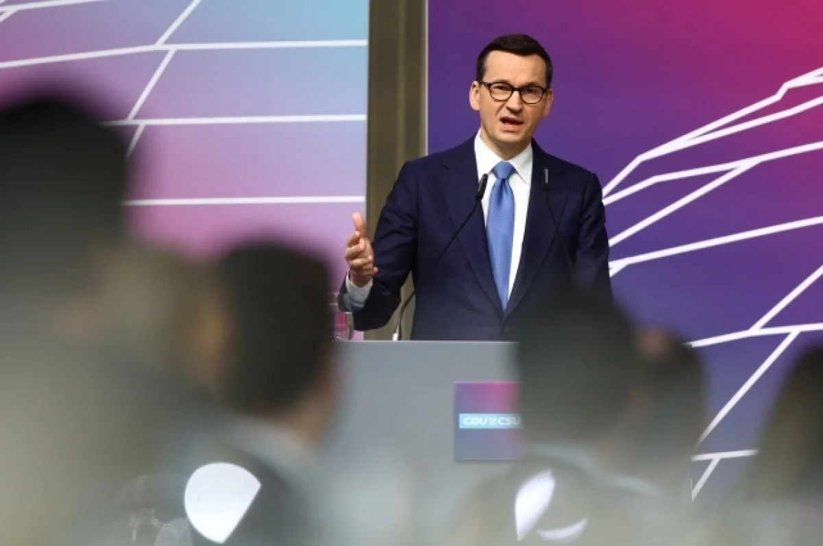 Экс-премьер Польши Моравецкий призвал «взять немцев за горло»