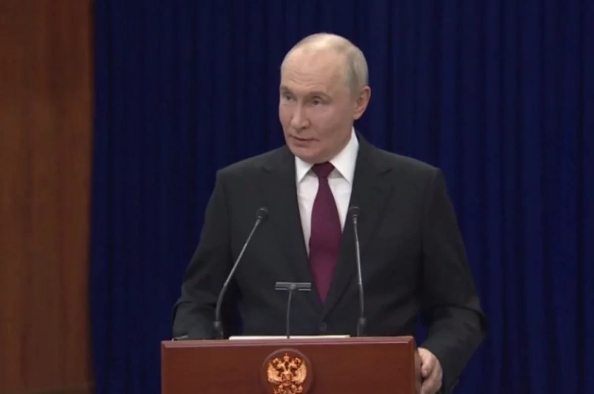 Путин назвал чушью утверждения о якобы готовящейся в России мобилизации