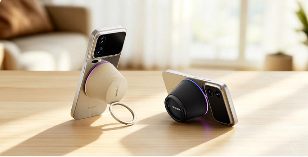 Xiaomi придумала новый хит — подставку для смартфона, которая служит внешним динамиком