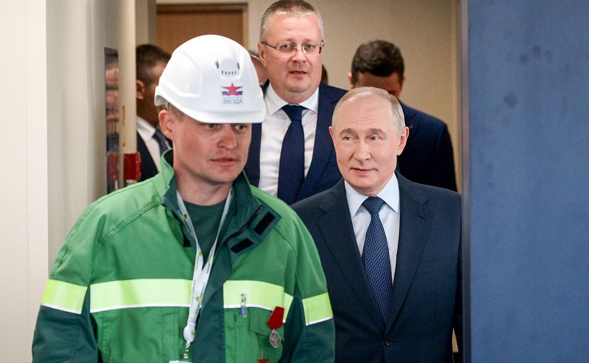 Путин прибыл на судостроительный комплекс «Звезда»