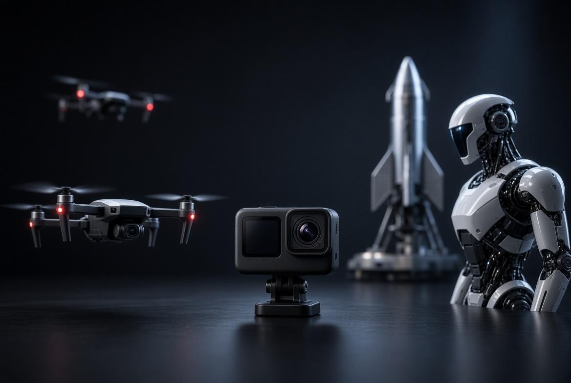 Легендарный производитель экшен-камер GoPro переключается на ИИ, робототехнику и аэрокосмическую отрасль