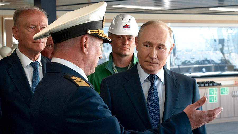 Путин высоко оценил технологичность танкера-газовоза «Петр Столыпин»