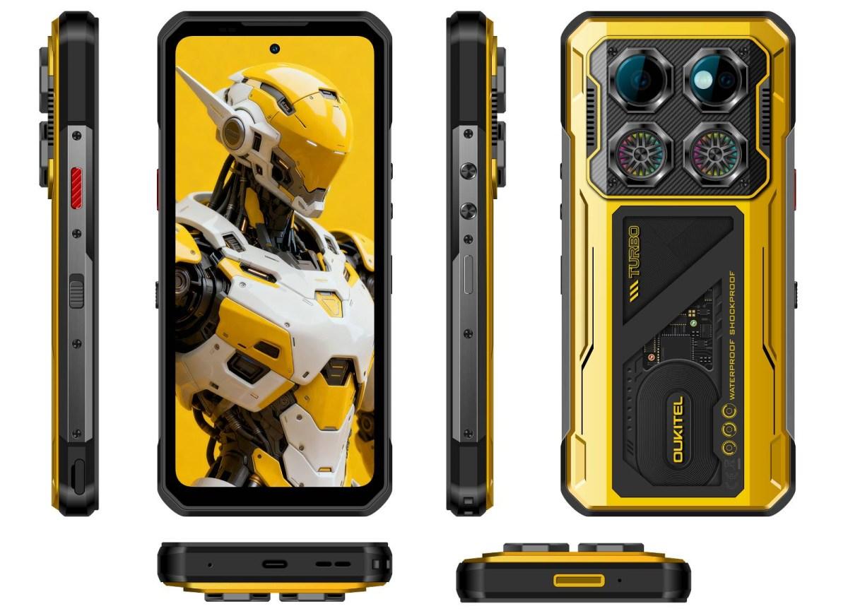 Первый в мире смартфон с двумя вентиляторами. Представлен Oukitel WP600, он получил батарею 10 000 мАч и 24 ГБ памяти