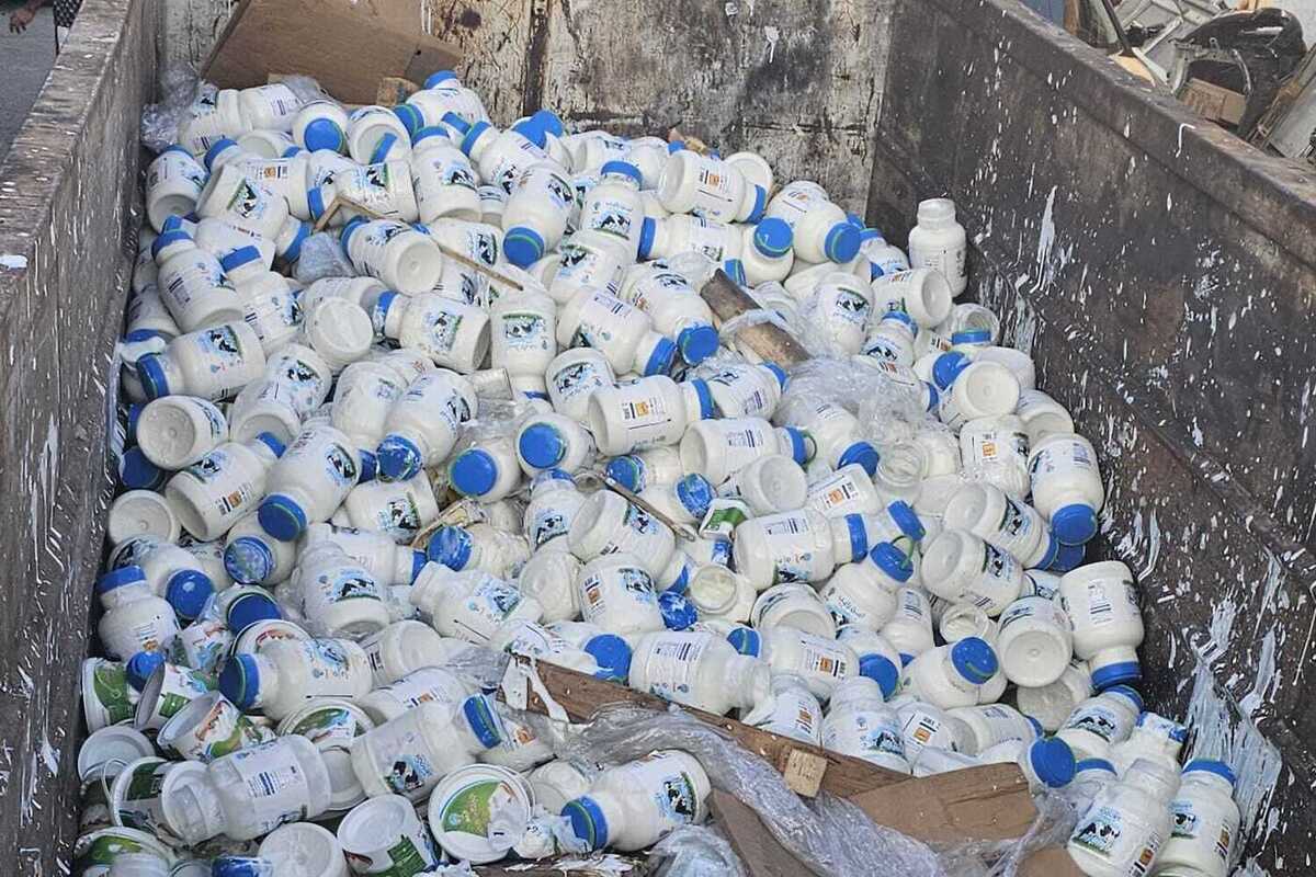 В Атароте изъяли 55 тонн контрабандных молочных продуктов из ПА