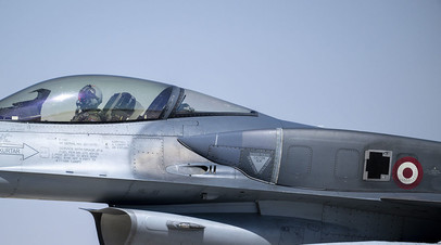 В Турции потерпел крушение истребитель F-16