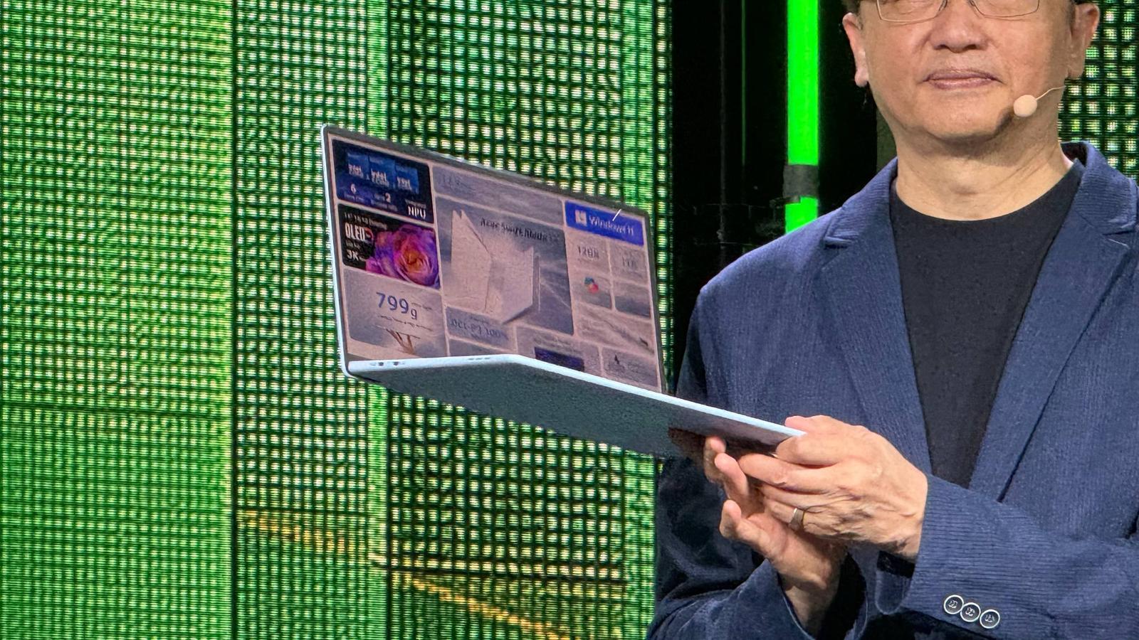 Acer представила ноутбук, который весит меньше 800 граммов. Swift Blade 14 получил экран OLED 2880 х 1800 пикселей и 6-ядерный Core 7 350