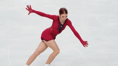 Трусова исполнила четверной лутц на тренировке «Челленджера» в Японии