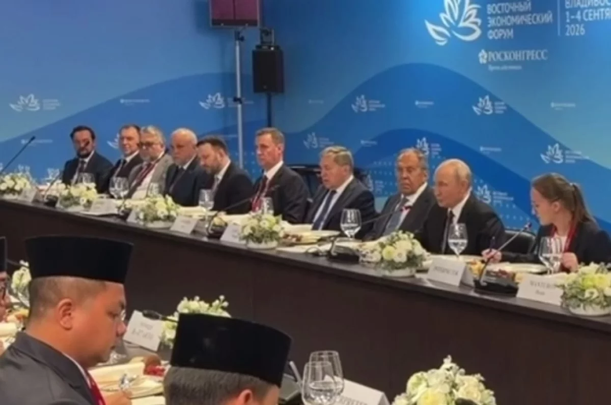 Появились кадры начала переговоров Путина с президентом Индонезии