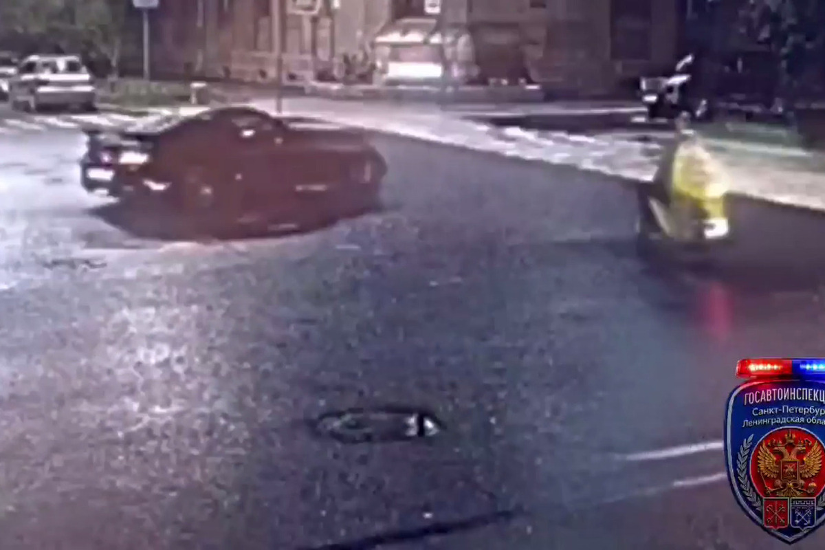 В Петербурге нашли дрифтёра, который едва не зацепил курьера