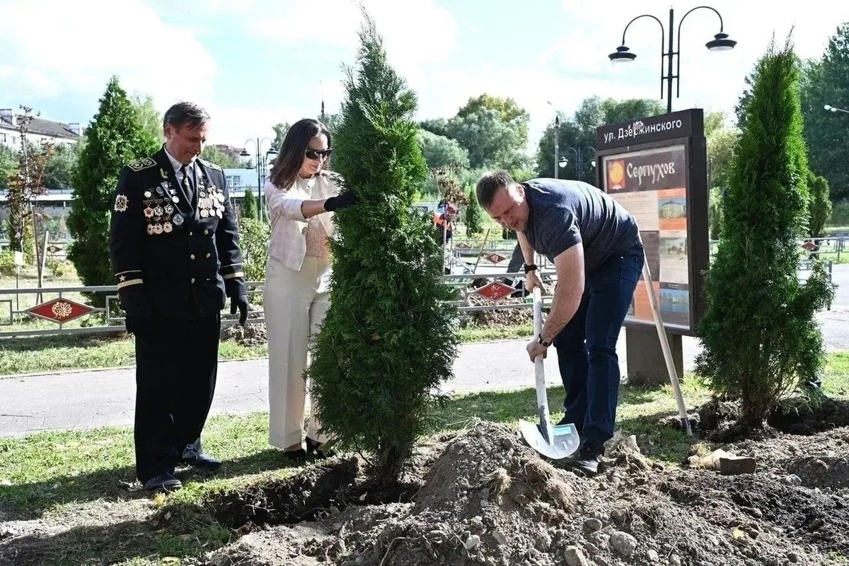 В Серпухове заложили «Аллею науки»