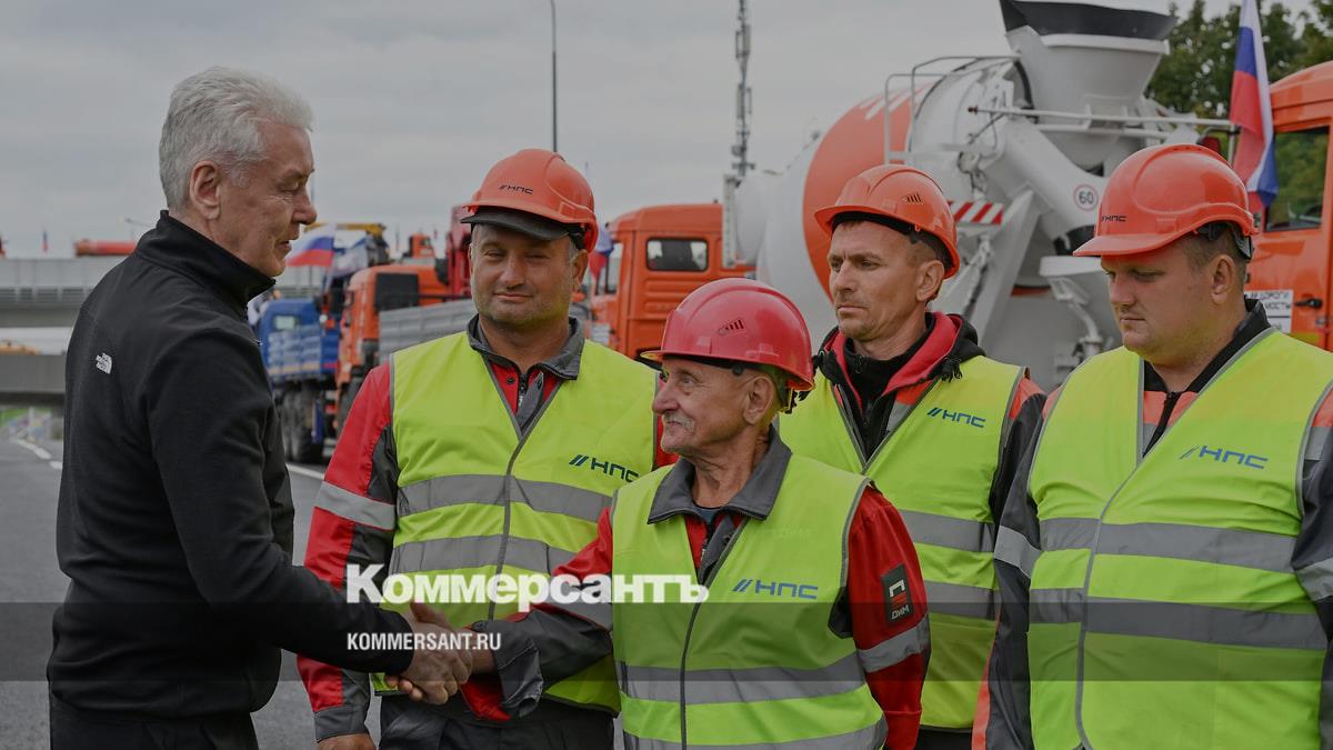 Собянин открыл в Москве новый участок скоростного диаметра