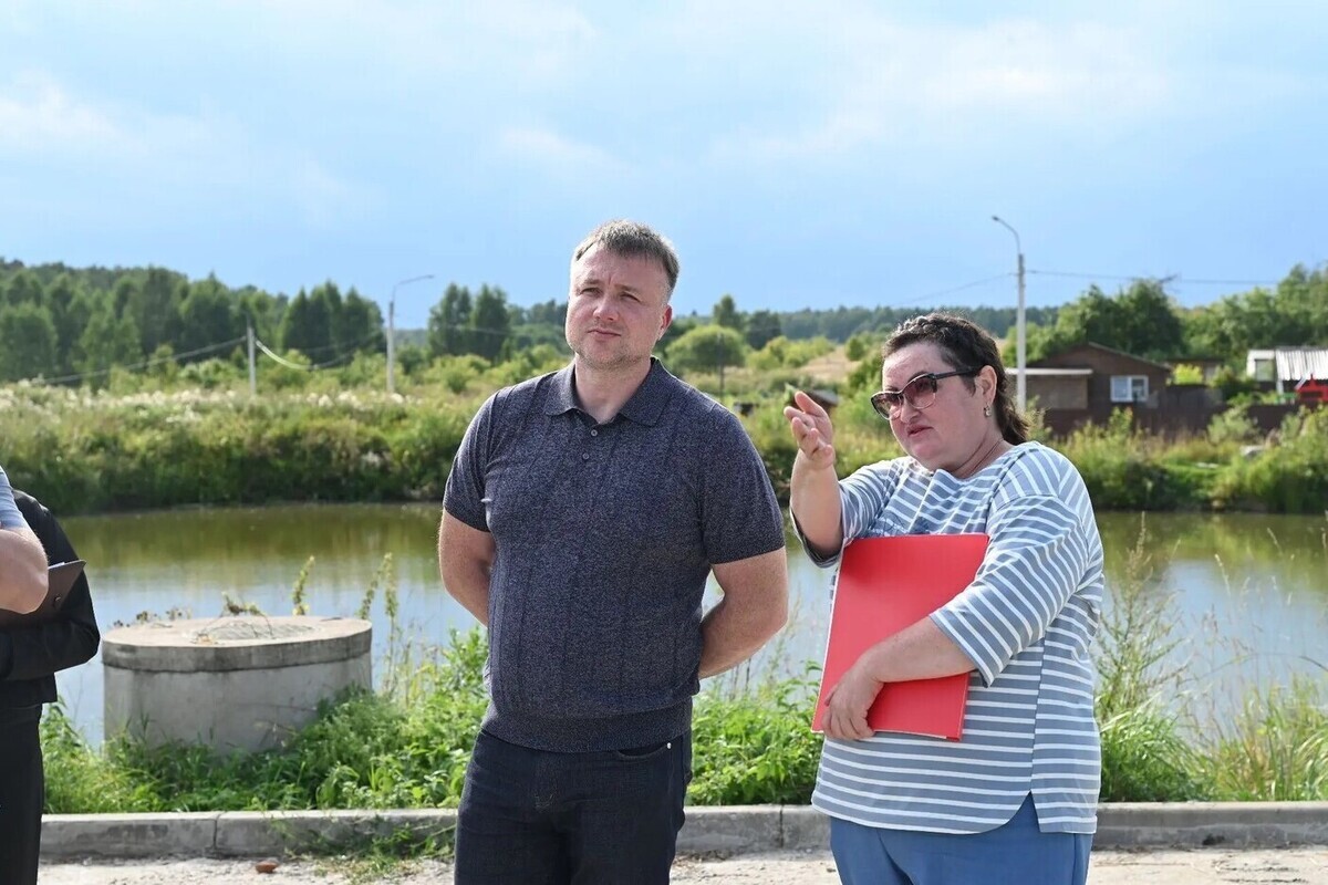 В деревне Тверитино под Серпуховом идет благоустройство