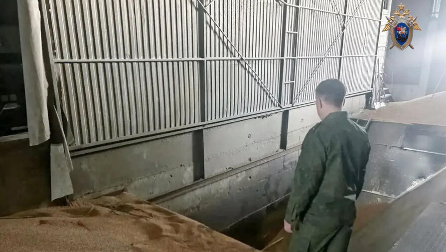 Мужчину засыпало зерном на ферме в Саратовской области