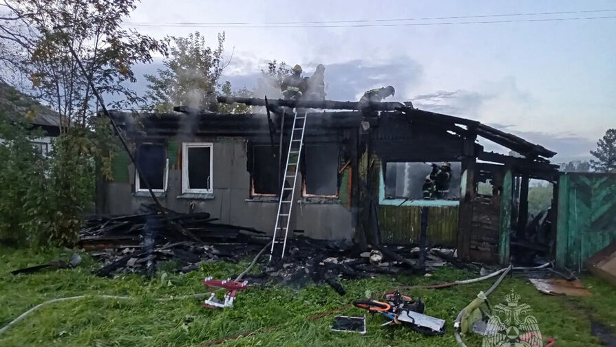 В Сибири двухлетний мальчик играл со спичками и сгорел во время пожара в частном доме