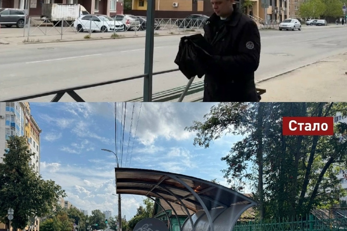 Новый остановочный павильон на улице Гагарина встретит осенью жителей Заводского района Орла