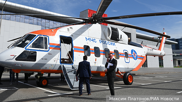 На выставке в Казани продемонстрировали новый арктический вертолет Ми-38ПС