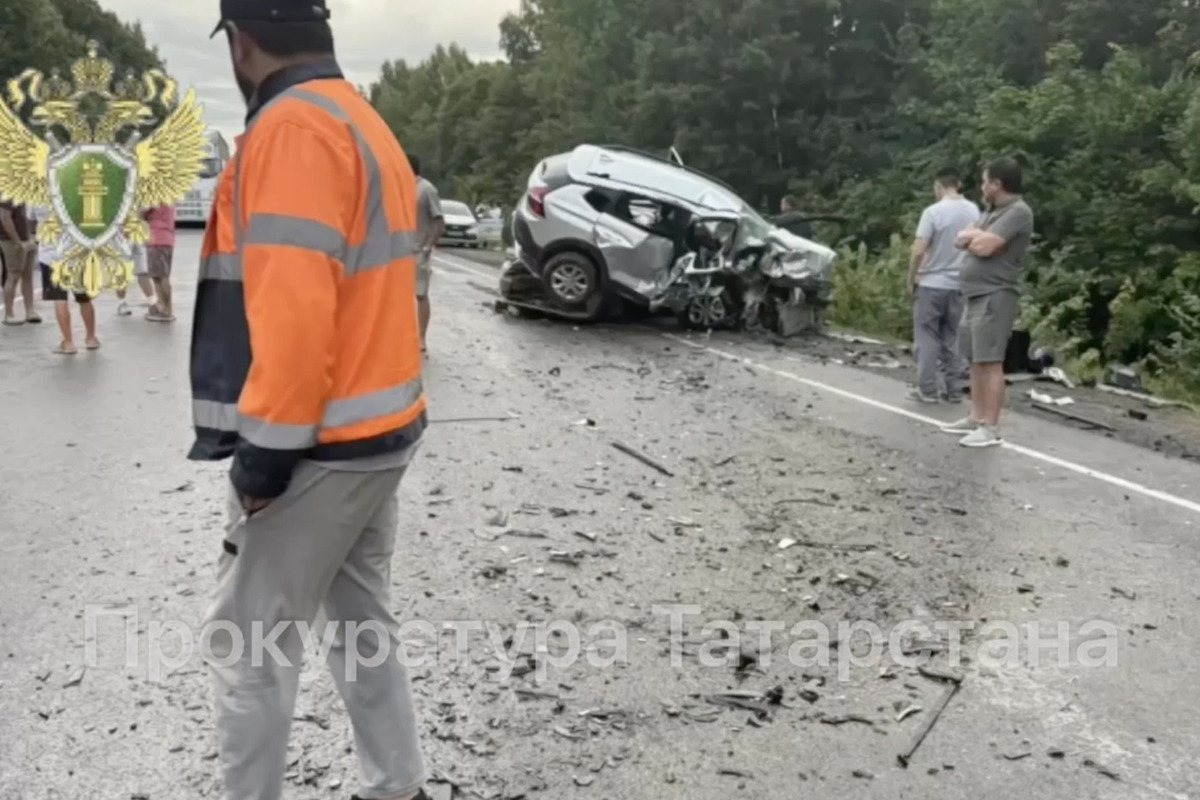 В массовом ДТП в Татарстане погибли пассажиры