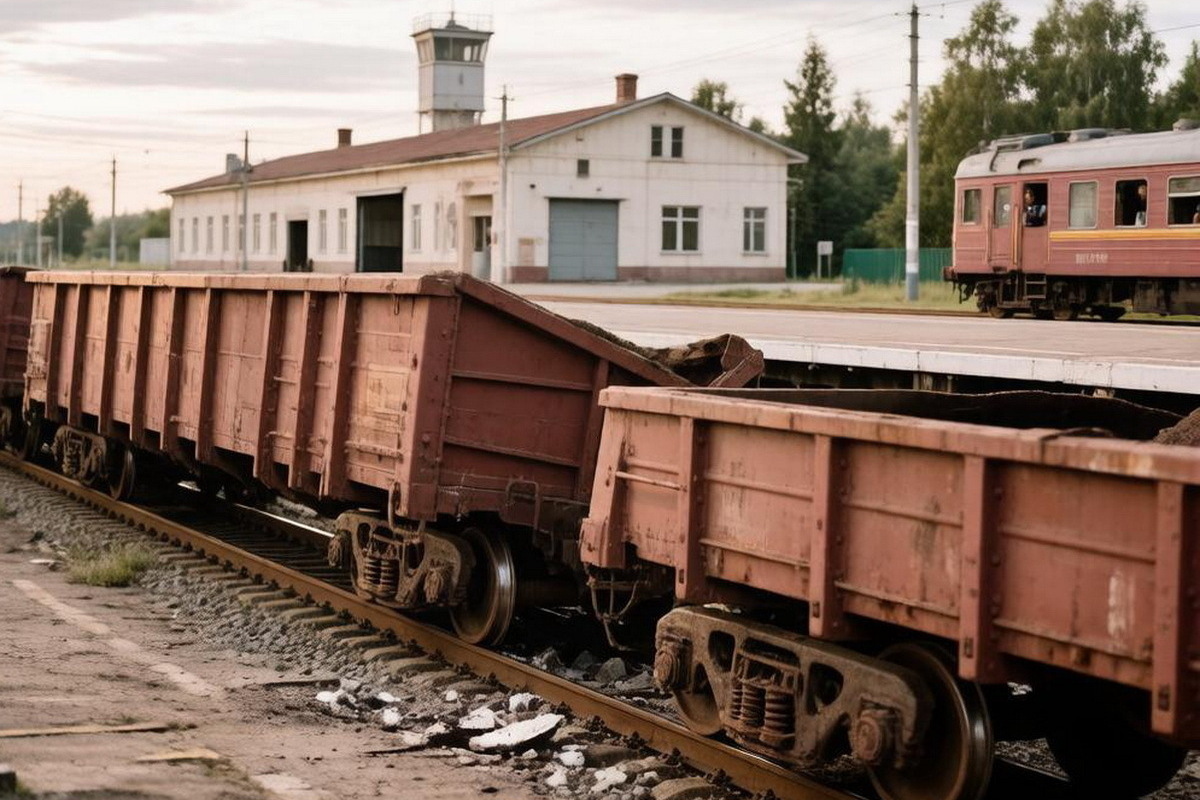 Два вагона сошли с путей в российском регионе