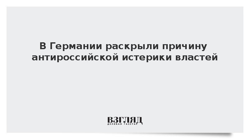 Публицист Кроне-Шмальц объяснила антироссийскую риторику Берлина внутриполитическими проблемами
