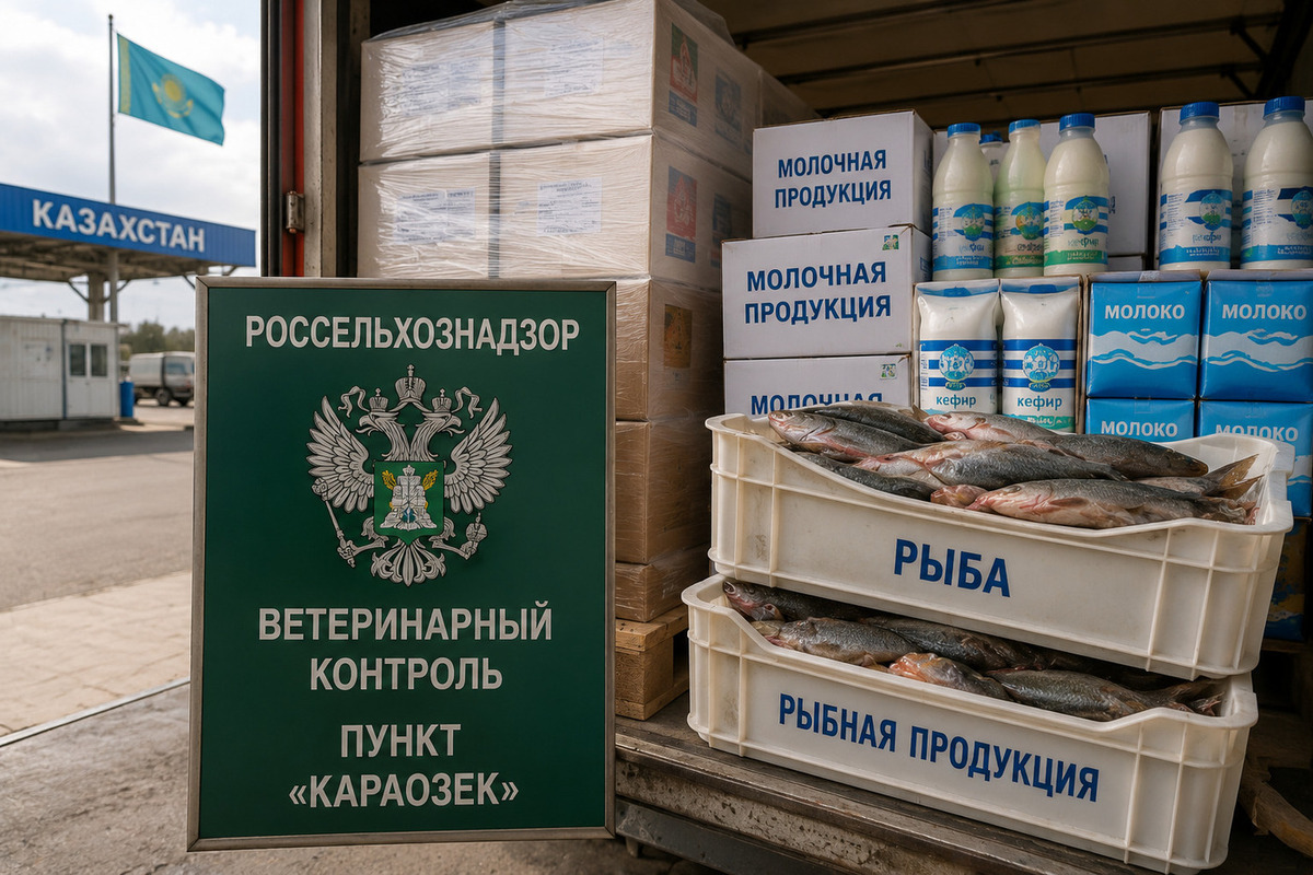 В Астраханскую область ввезли 136 тонн продукции из Казахстана