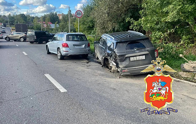 В Красногорске столкнулись пять автомобилей