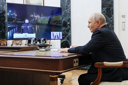 Путин дал старт работе нефтепровода к арктическому терминалу