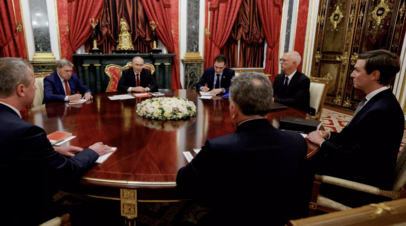 Встреча Путина с Уиткоффом и Кушнером проходит при участии Ушакова и Дмитриева