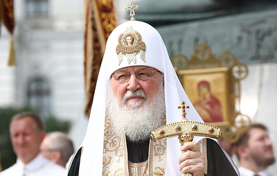 Патриарх Кирилл встретил мощи Дмитрия Донского в Храме Христа Спасителя