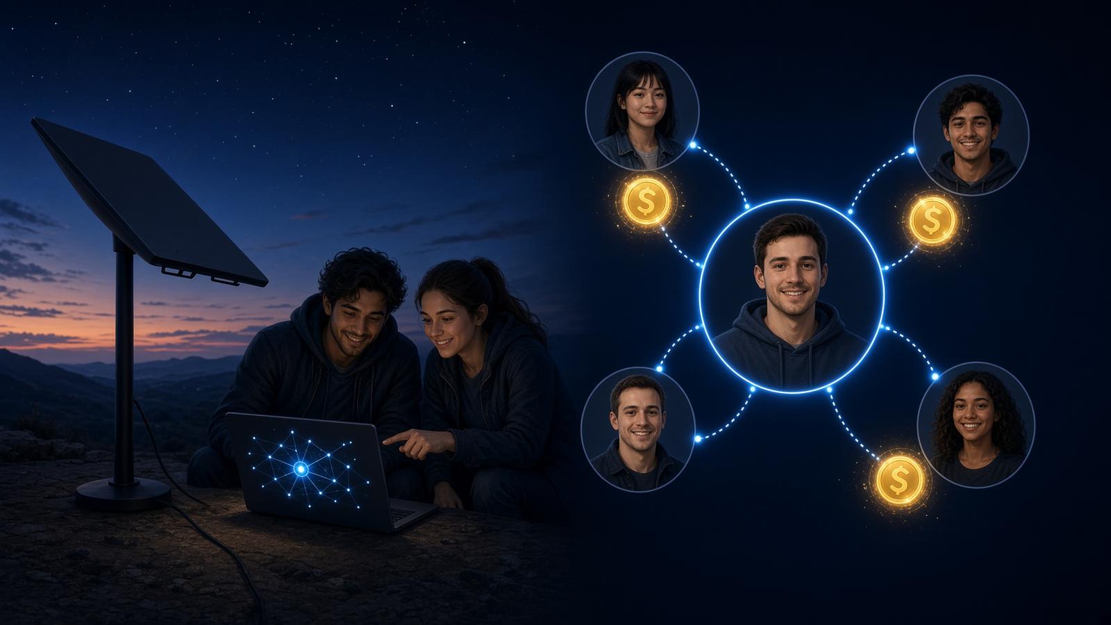 Starlink платит по $100 за приглашённых друзей. Новым пользователям полагается бесплатный месяц