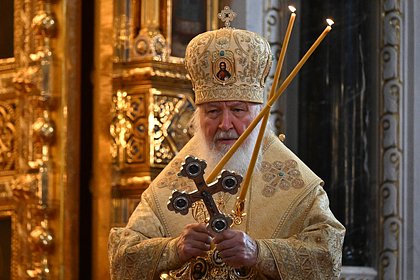 Патриарх Кирилл встретил мощи Дмитрия Донского в Москве