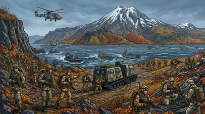 Военные Великобритании, США и Норвегии провели учения на острове Ян-Майен