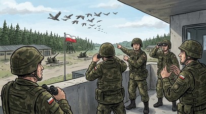 Польские военные подняли тревогу из-за принятой за угрозу стаи птиц