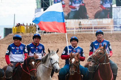 Сборная России заняла третье место на Играх кочевников