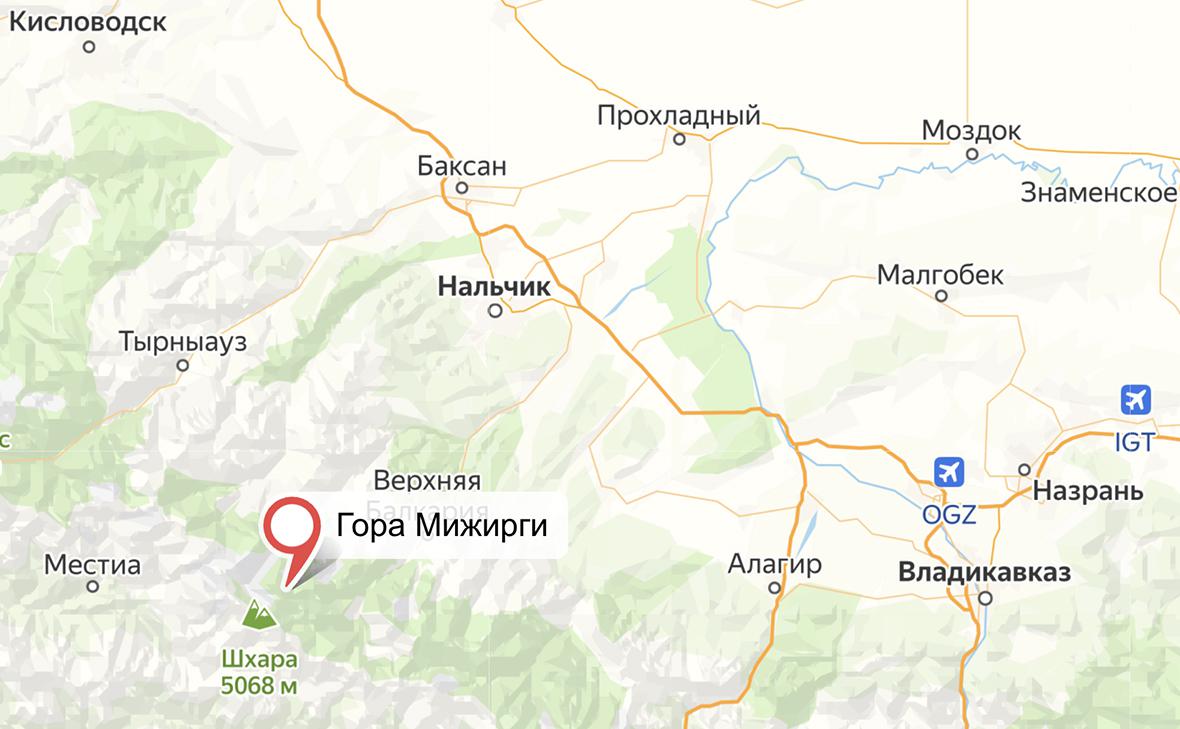 Два туриста погибли при сходе лавины в горах Кабардино-Балкарии