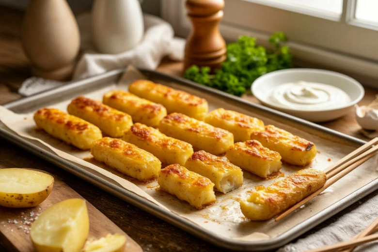Картофельные палочки без жарки и масла — вкуснее и полезнее драников: ничего не нужно тереть и отжимать