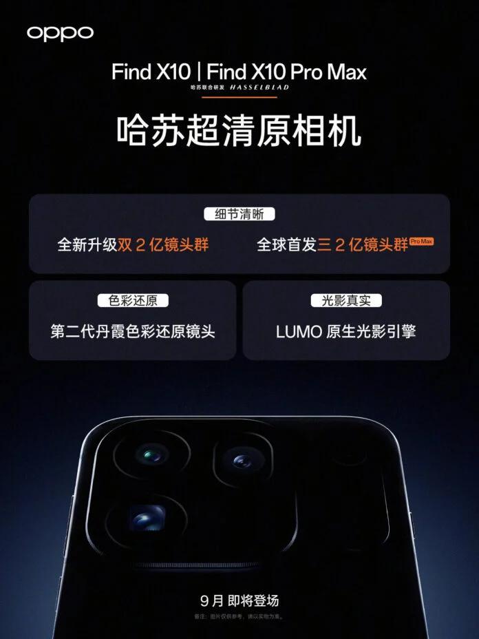 Сразу три камеры Hasselblad на 200 Мп. Oppo Find X10 Pro Max официально подтверждён