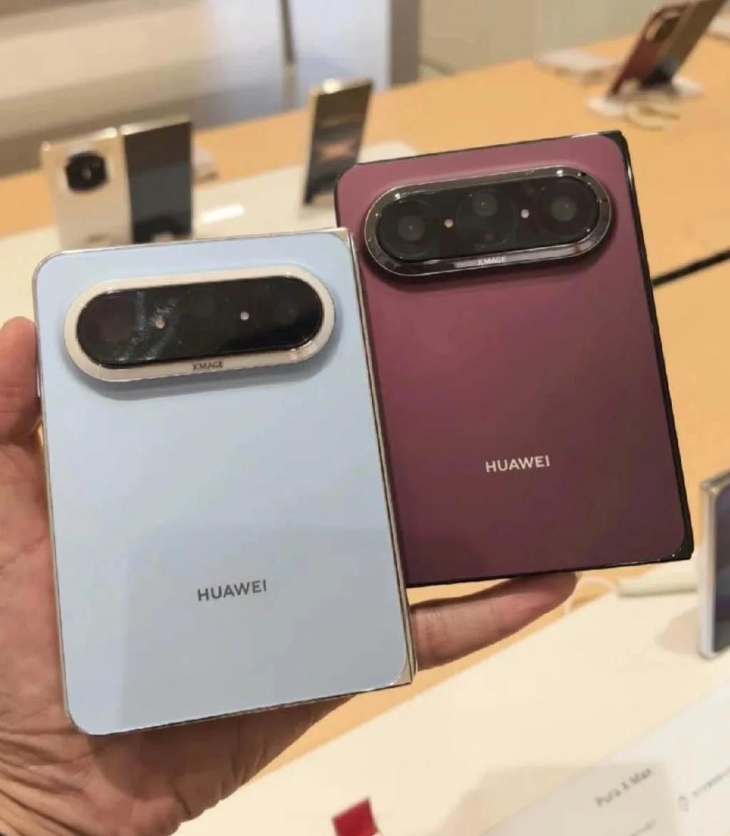 Новые версии Huawei Pura X Max показали вживую