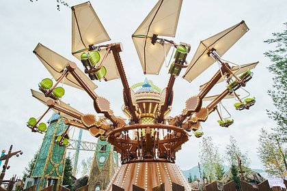 В парке приключений «Дримвуд» на курорте Сбера «Манжерок» открылись новые аттракционы