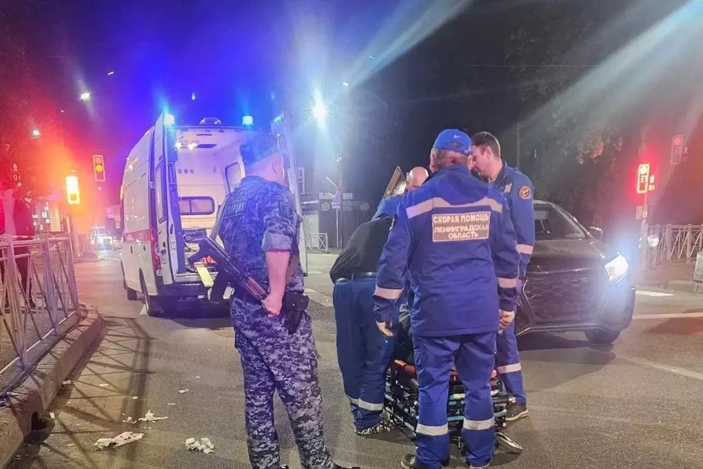 Во Всеволожске росгвардейцы напоили сбитых женщин и помогли им попасть в больницу