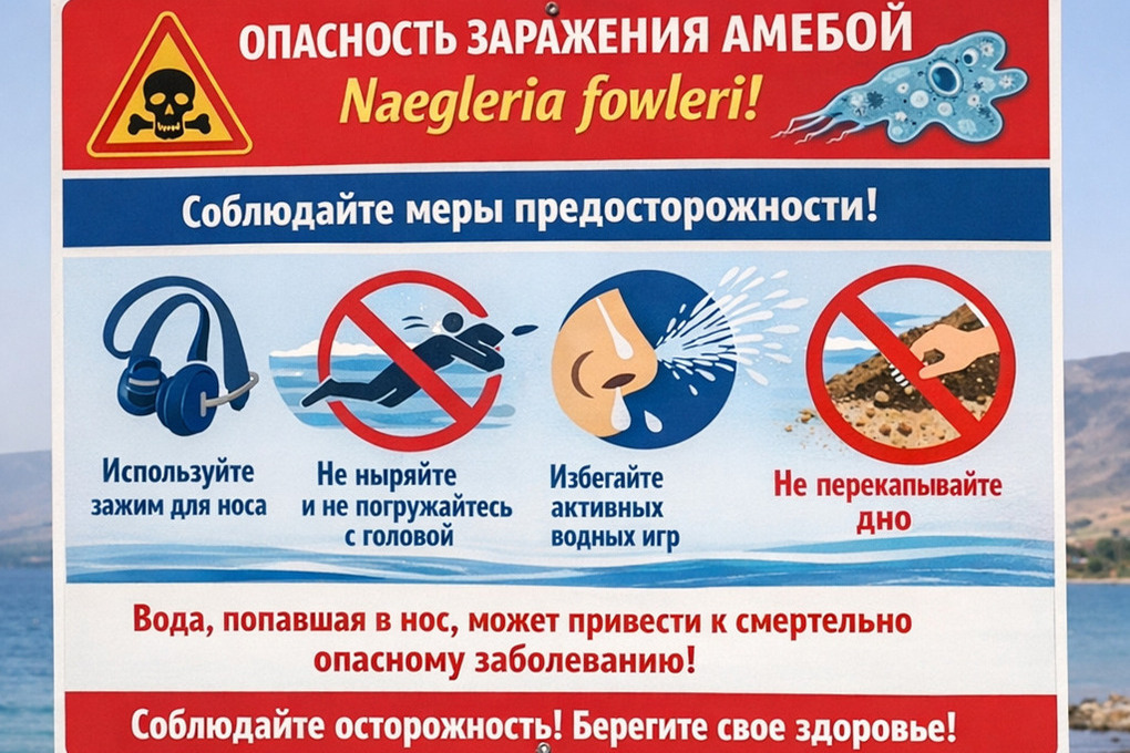 Подтверждения еще одного случая заболевания, вызванного амебой Naegleria fowleri
