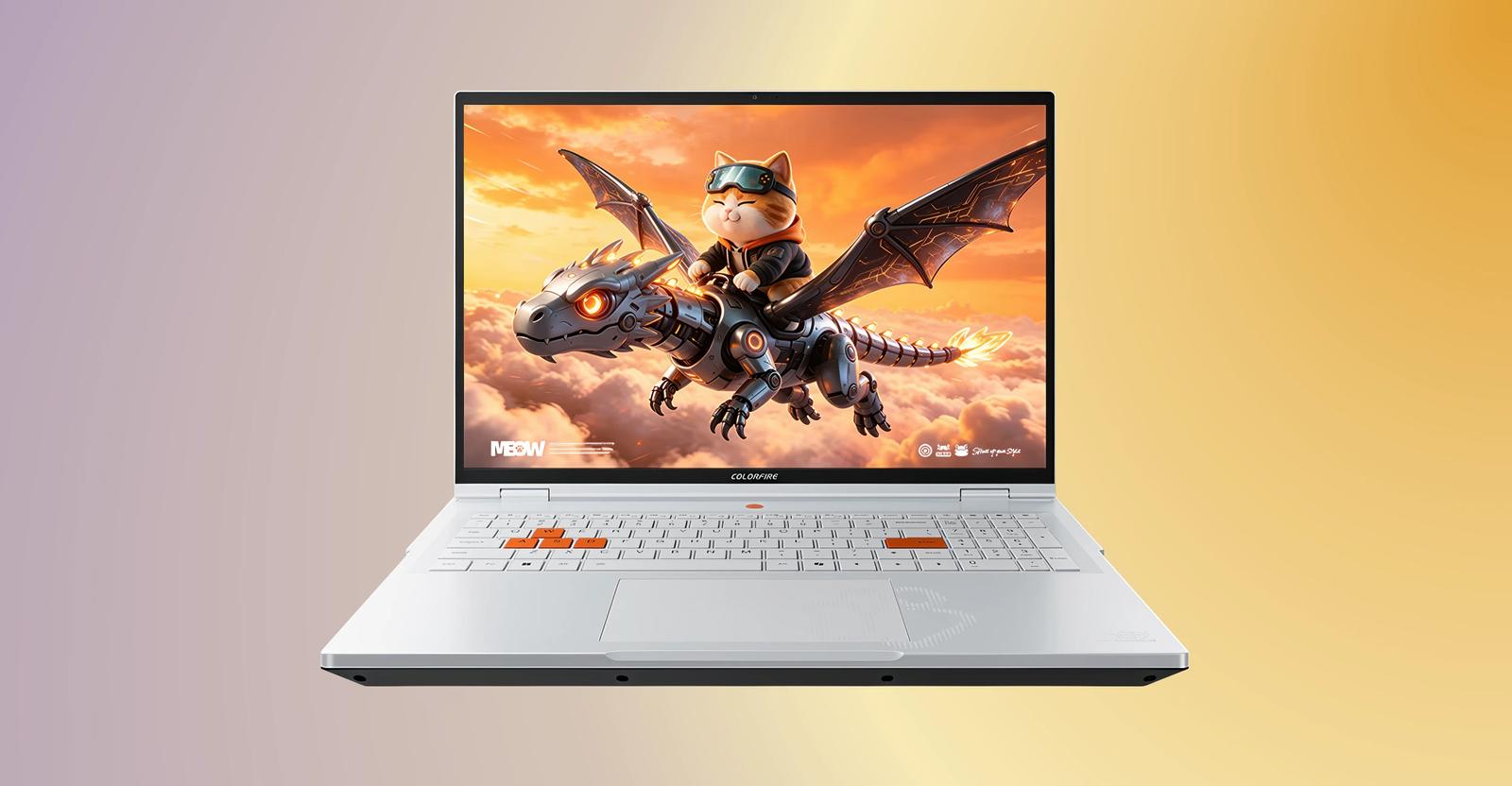 «Мяу»-ноутбук с игровой видеокартой за 1560 долларов. Colorful представила Meow X16 Pro