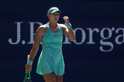 Мирра Андреева впервые вышла в четвертьфинал US Open