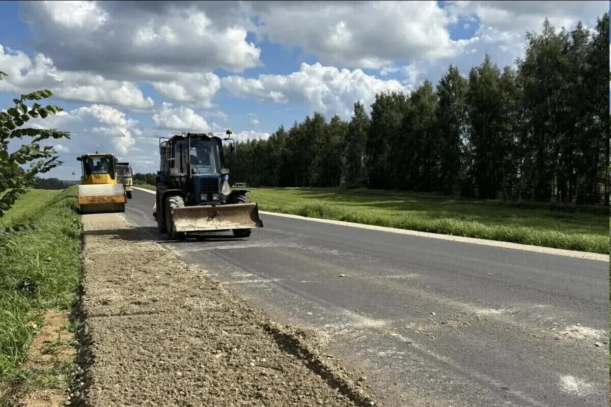 В Башкирии продолжается ремонт дороги Янаул – Верхние Татышлы