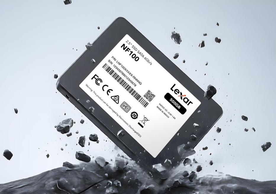 Подойдёт для апгрейда старых ПК и ноутбуков. Представлен доступный SSD Lexar NF100 — скорость до 500 МБ/с